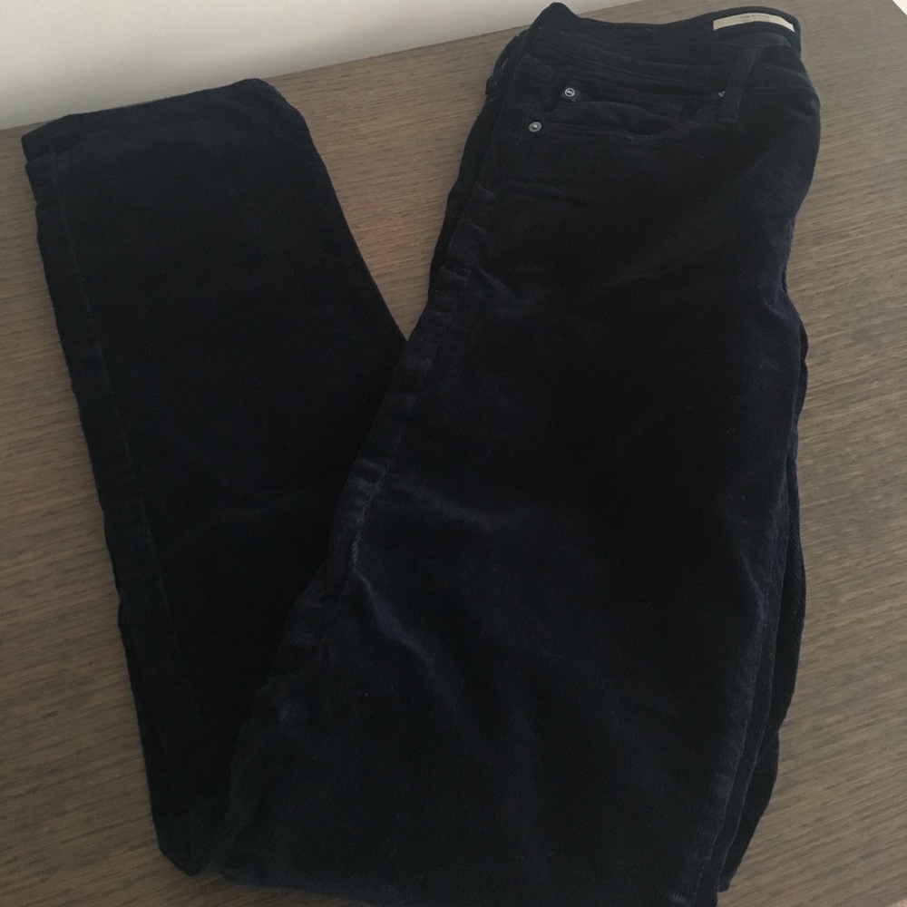 AG The Stevie Slim Straight size 28R Corduroy.
